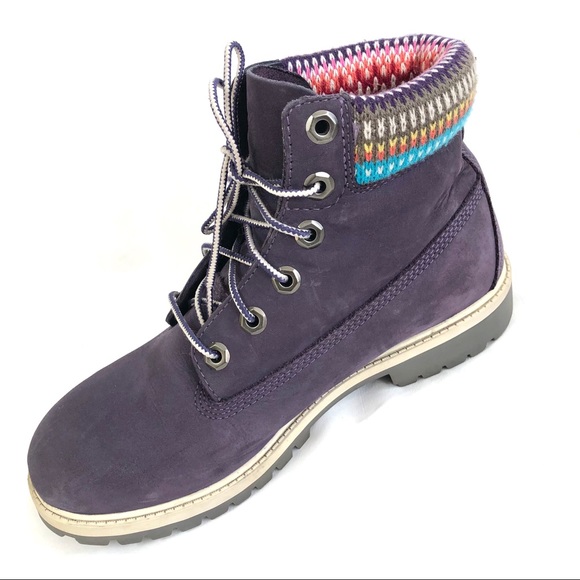 Timberland Other - Girls Timberland Suede Upper Ankle Boots Sz 6